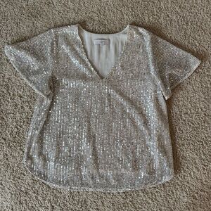 LOFT glitter blouse